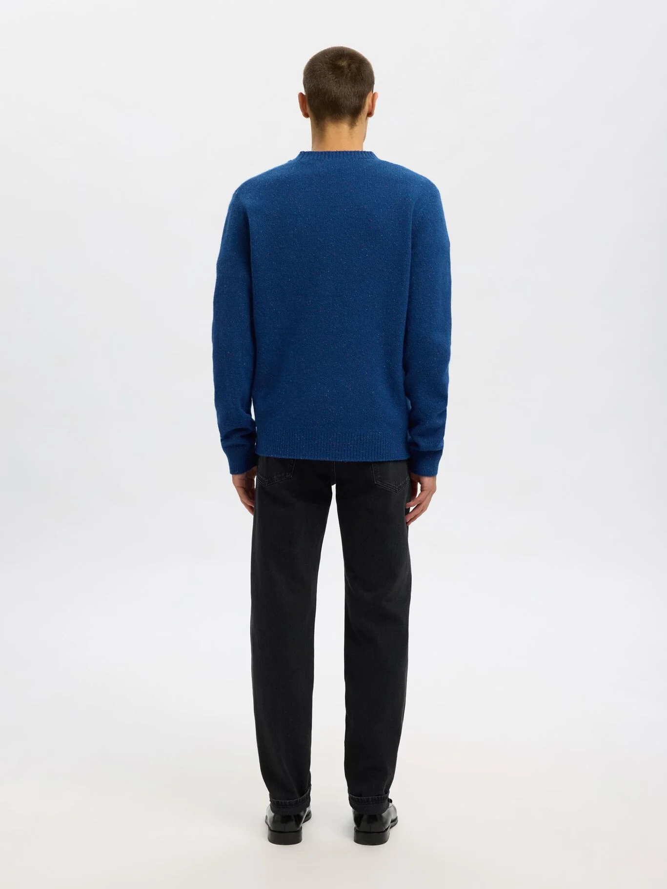 Selected Maglia da uomo girocollo in misto lana Neil - Image 4