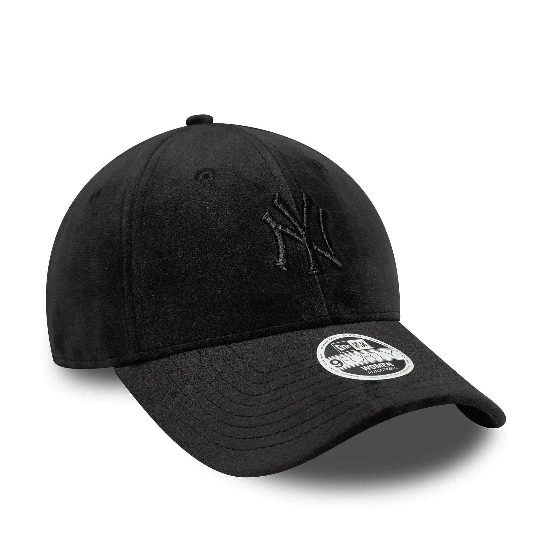 New Era Cappellino in velluto liscio da donna NY Yankees nero - Image 4