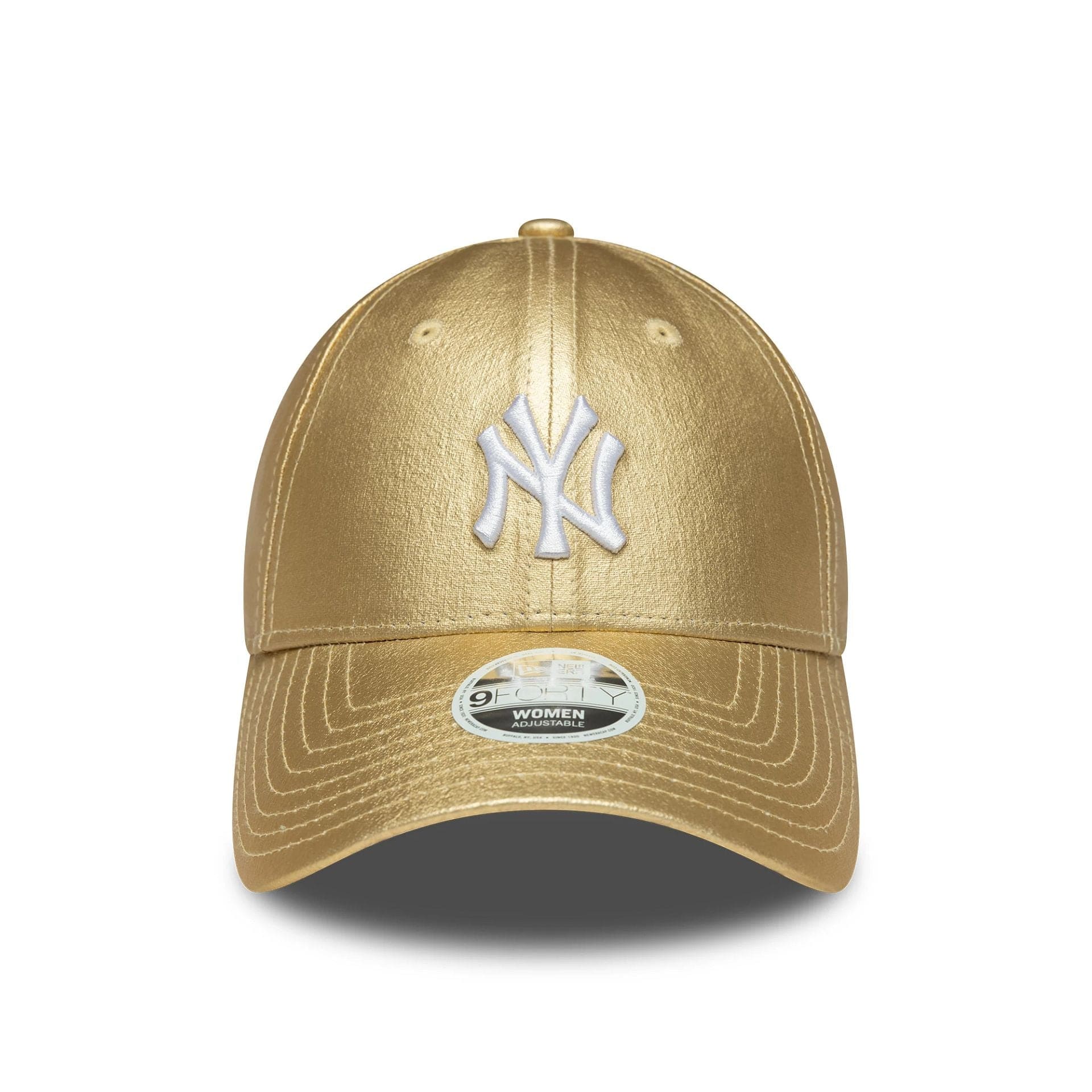 New Era Cappellino da donna New York Yankees MLB Metallic dorato - Image 3
