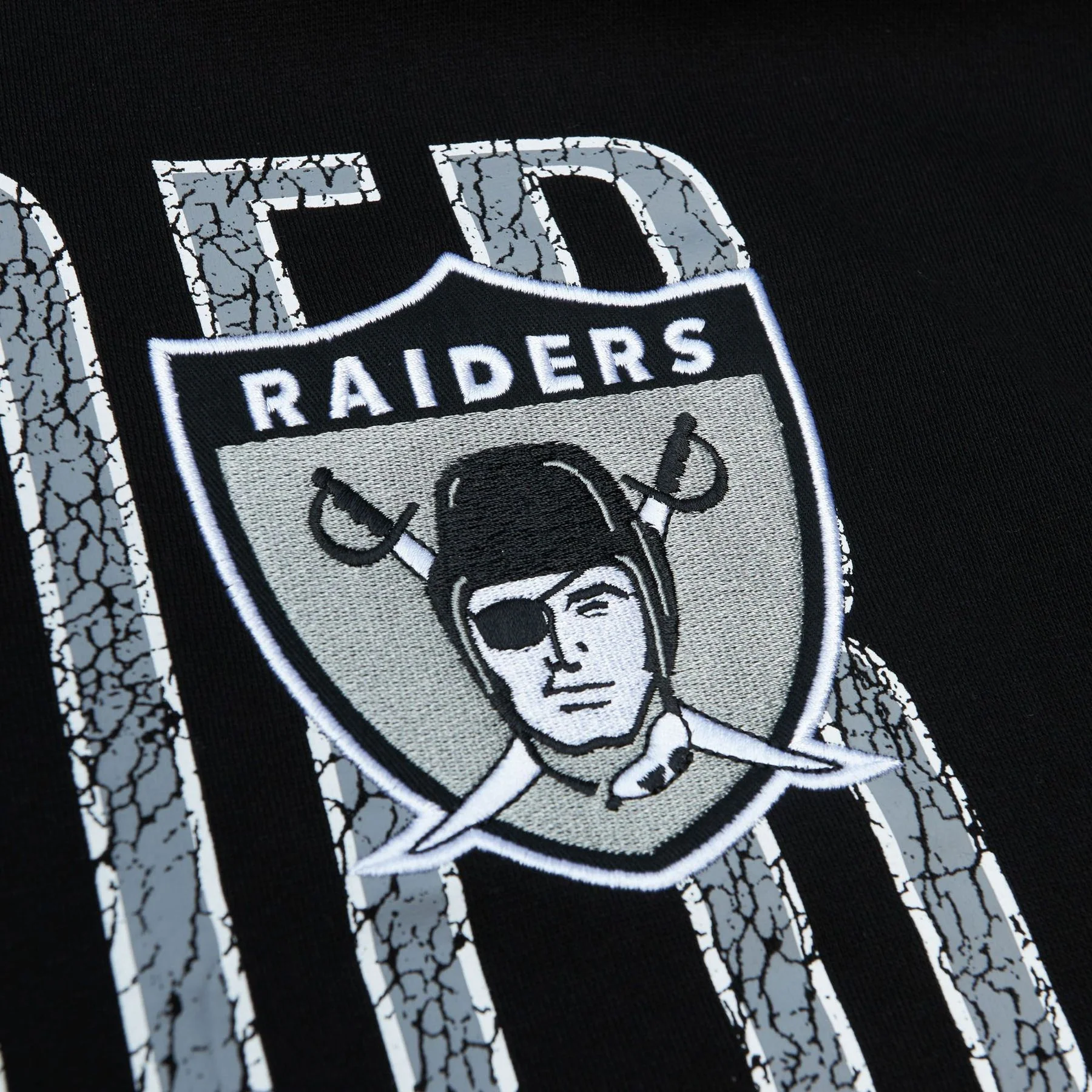 MITCHELL & NESS  NFL TEAM OG FLEECE 2.0 OAKLAND RAIDERS FPHD5524-ORAYYPPPBLCK - Image 3