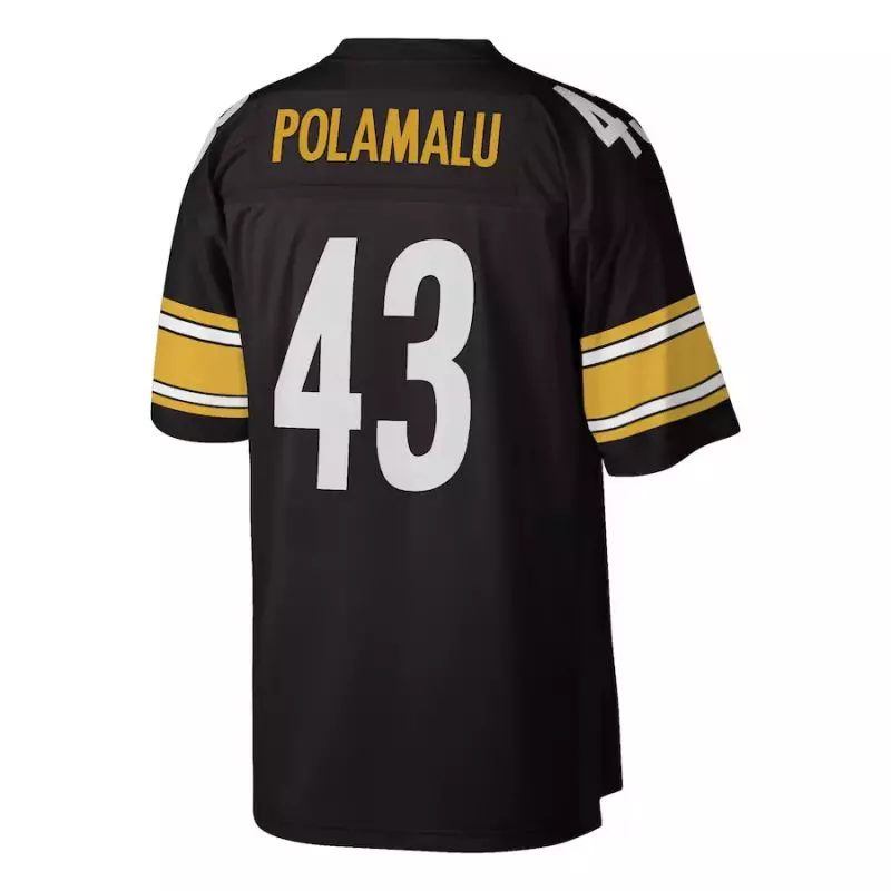 Mitchell & Ness Maglia  football americano NFL Troy Polamalu Pittsburgh Steelers - Image 4