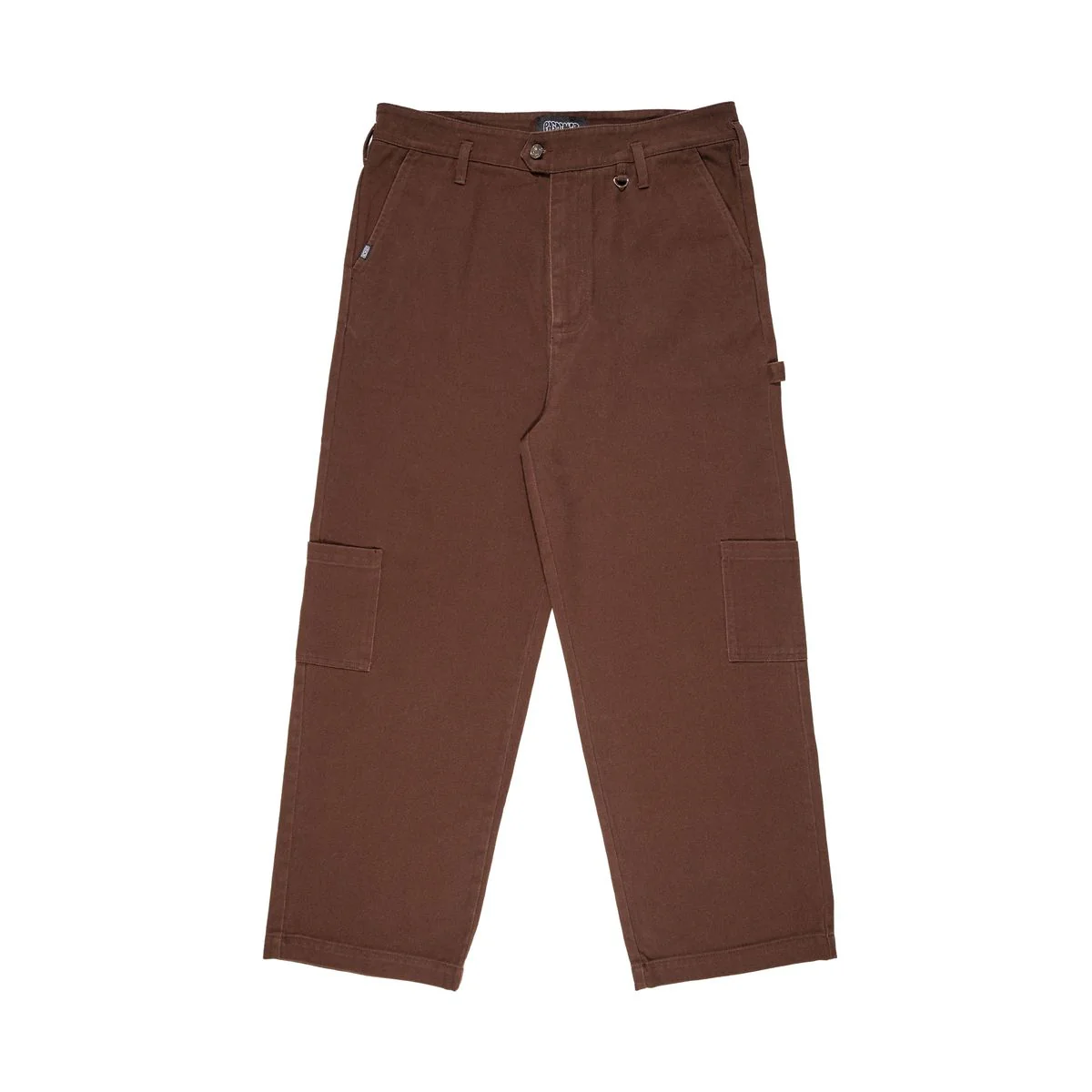 Pas De Mer Pantalone seme baggy unisex Not Long Time marrone - Image 3