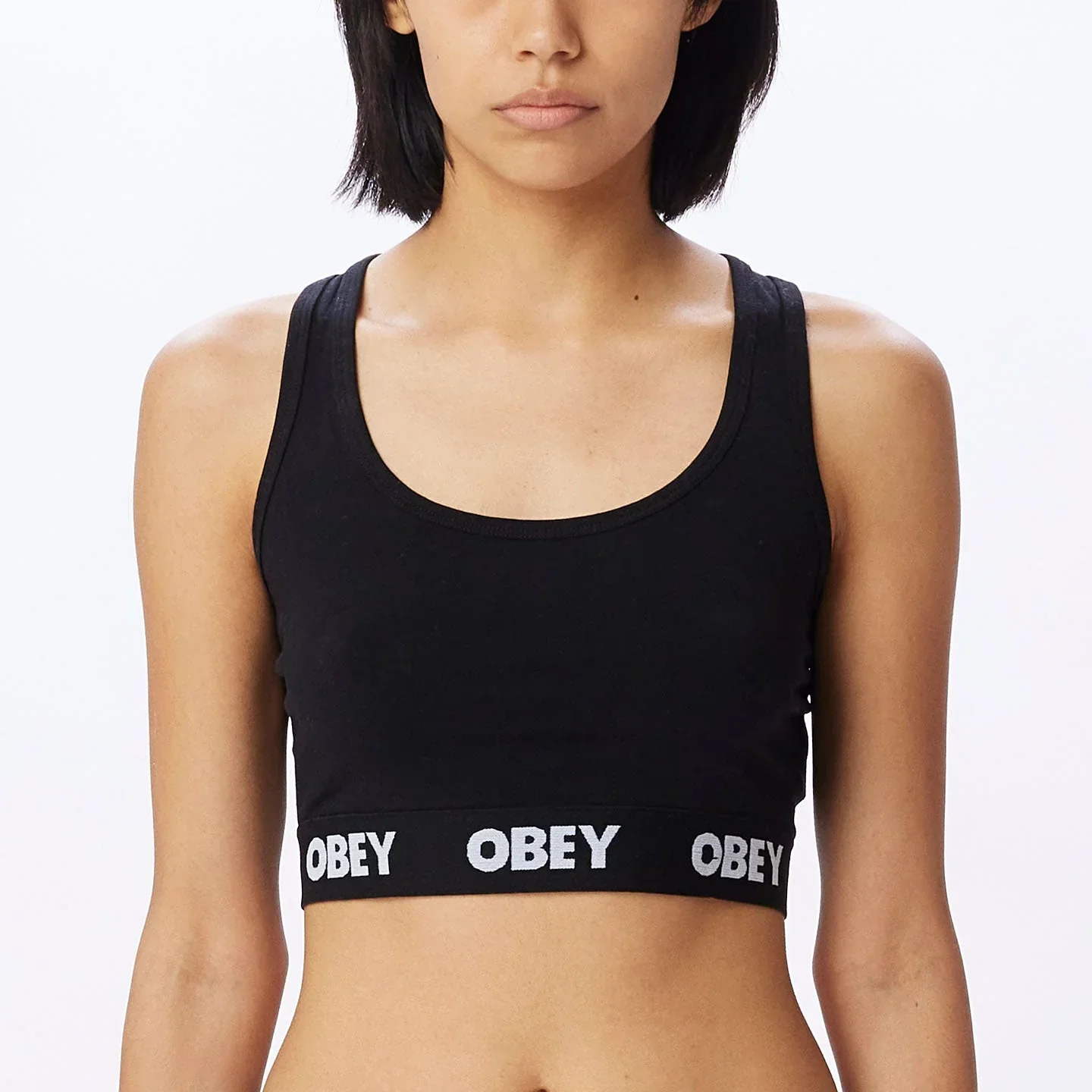 Obey Top Donna Bralette 2 Pack Nero - Image 3