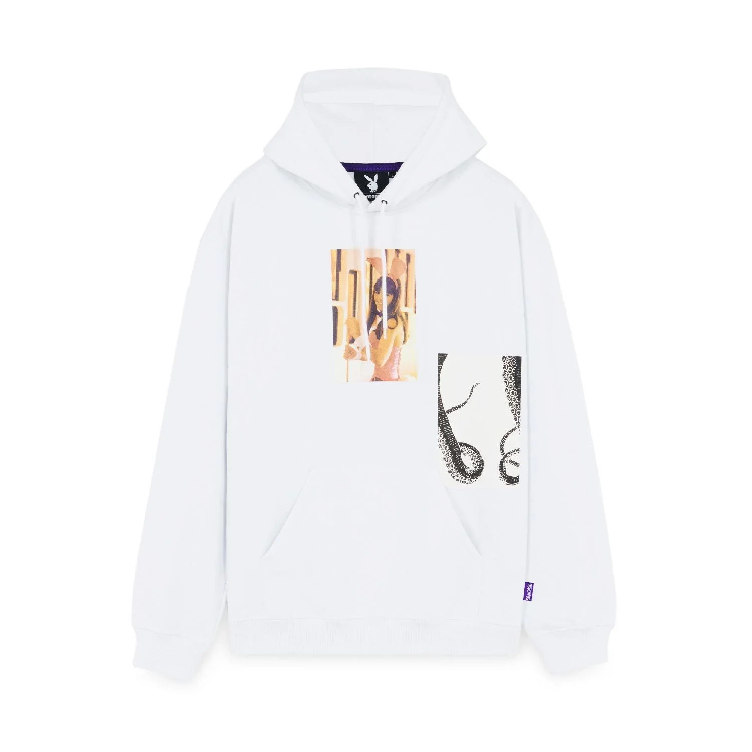 OCTOPUS BUNNY BILLIARD BLITZ HOODIE 23WOSH90-WHT