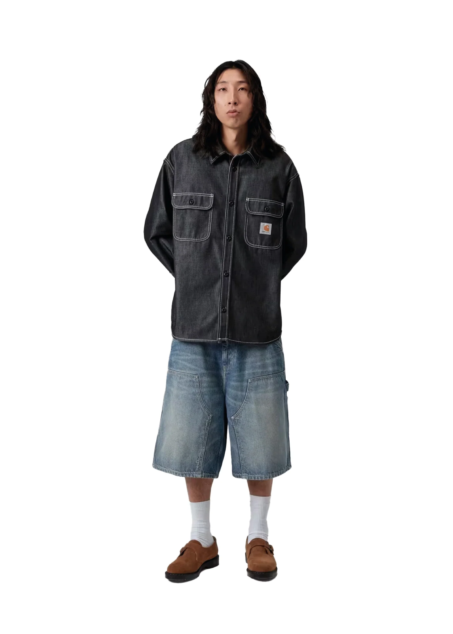 Carhartt Wip Pantaloncino in jeans da uomo OG Aden Double Knee - Image 3