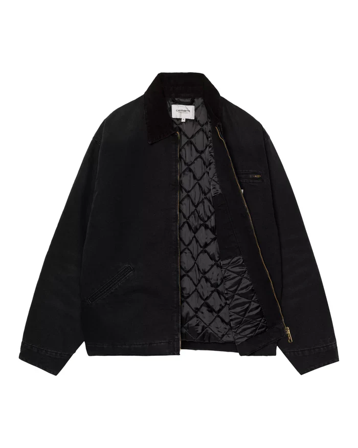 Carhartt Wip Giacca in canvas da uomo Og Detroit nera - Image 2