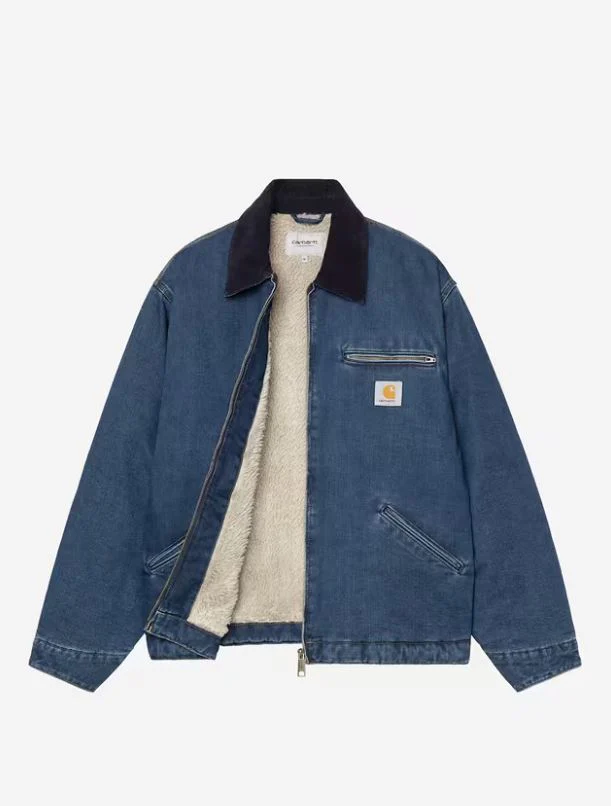 Carhartt Wip Giacca in jeans con pelliccia Og Detroit - Image 3