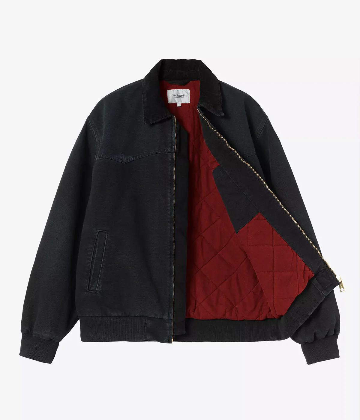 Carhartt Wip Giacca da uomo Og Santa Fe nera - Image 2