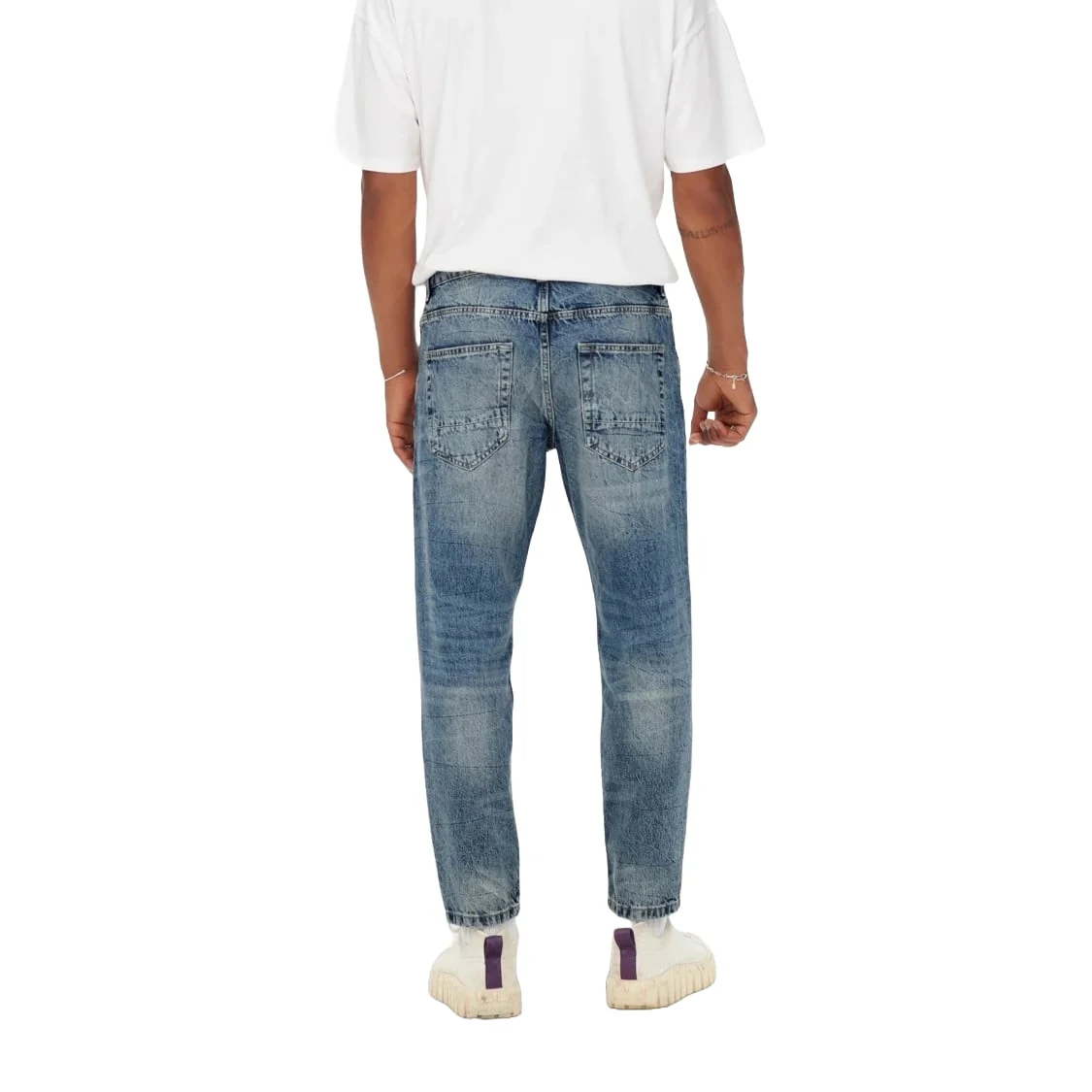 Only & Son Jeans da uomo Beam Tap Crop - Image 3
