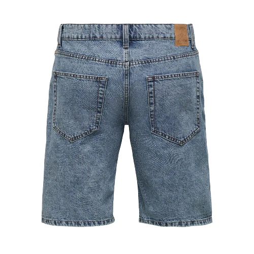 Only & Sons Pantaloncino in jeans da uomo Avi 1908 - Image 4