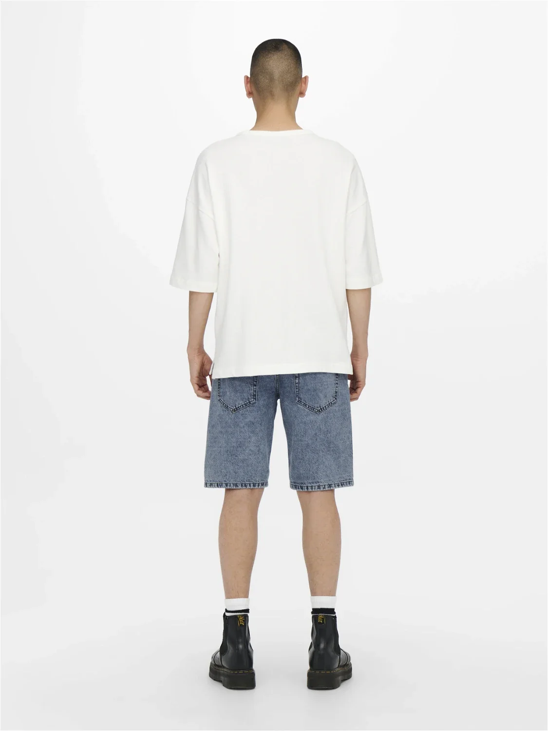Only & Sons Pantaloncino in jeans da uomo Avi 1908 - Image 5