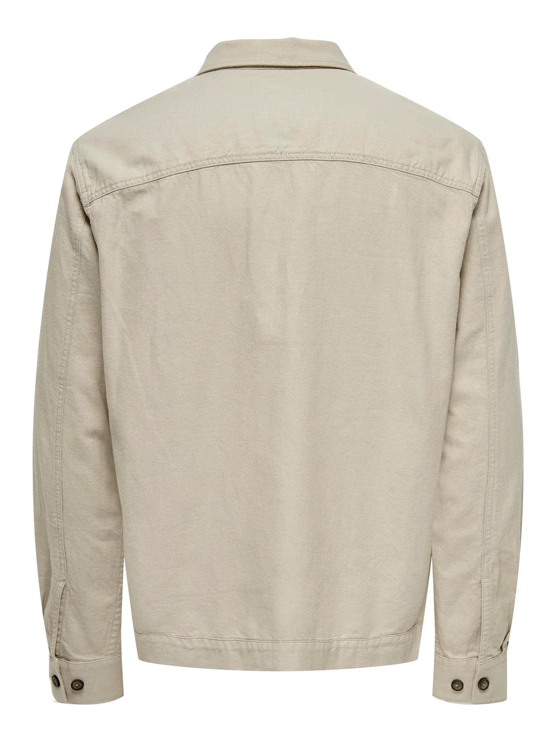 Only & Sons Camicia da Uomo misto lino Kennet Beige - Image 2
