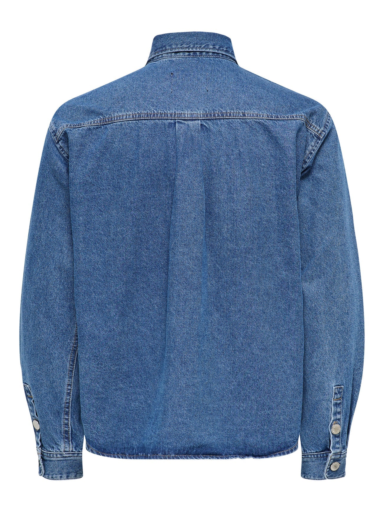Only & Sons Camicia in jeans da uomo  Theo lavaggio medio - Image 2