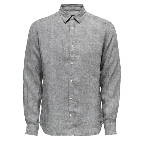 ONLY & SONS KARLO LS LINEN CAMICIA DA UOMO MANICA LUNGA 22020244 - Image 4