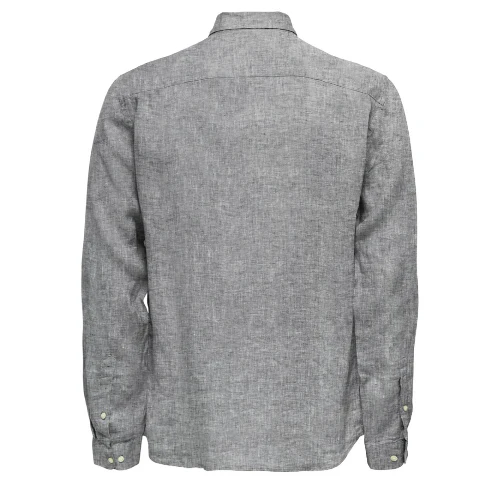 ONLY & SONS KARLO LS LINEN CAMICIA DA UOMO MANICA LUNGA 22020244 - Image 5