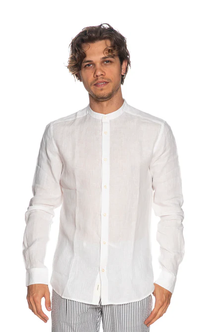 ONLY & SONS KARLO LS MAO LINEN CAMICIA DA UOMO MANICA 22020245 - Image 3