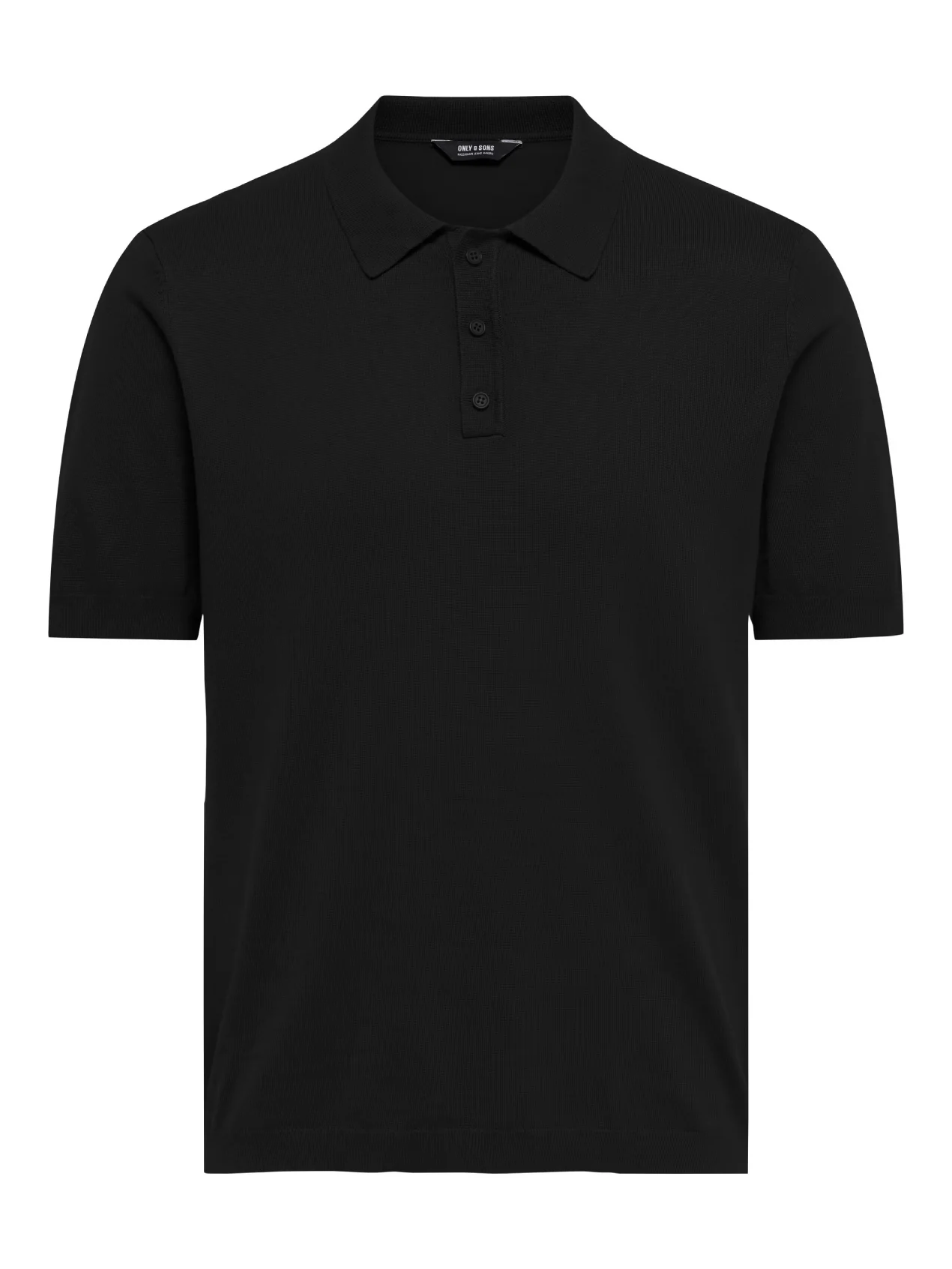 Only & Sons Polo da uomo manica corta  Wyler nera