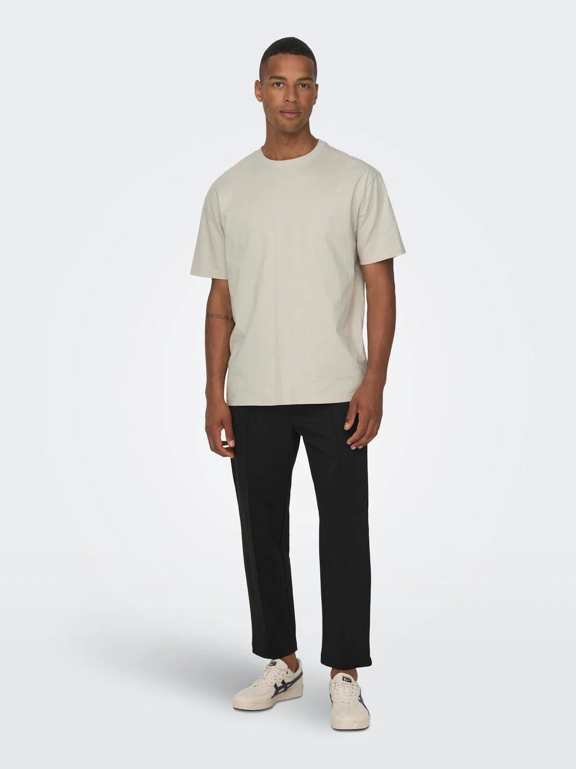 Only & Sons T-Shirt Uomo Fred Beige - Image 3