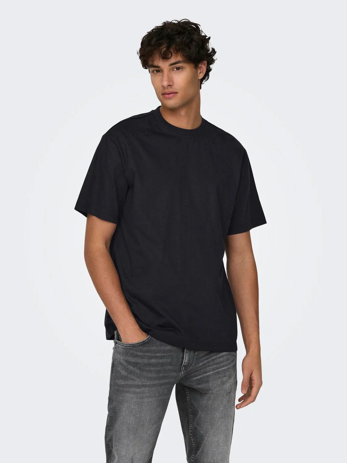Only & Sons T-Shirt Uomo Fred nera - Image 3