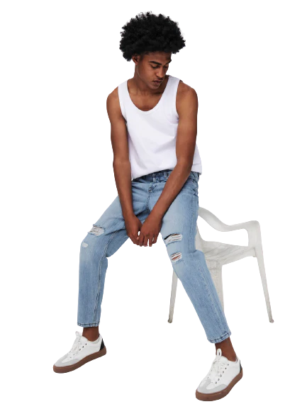 ONLY & SONS TAPERED FIT JEANS DA UOMO 22019569 - Image 6