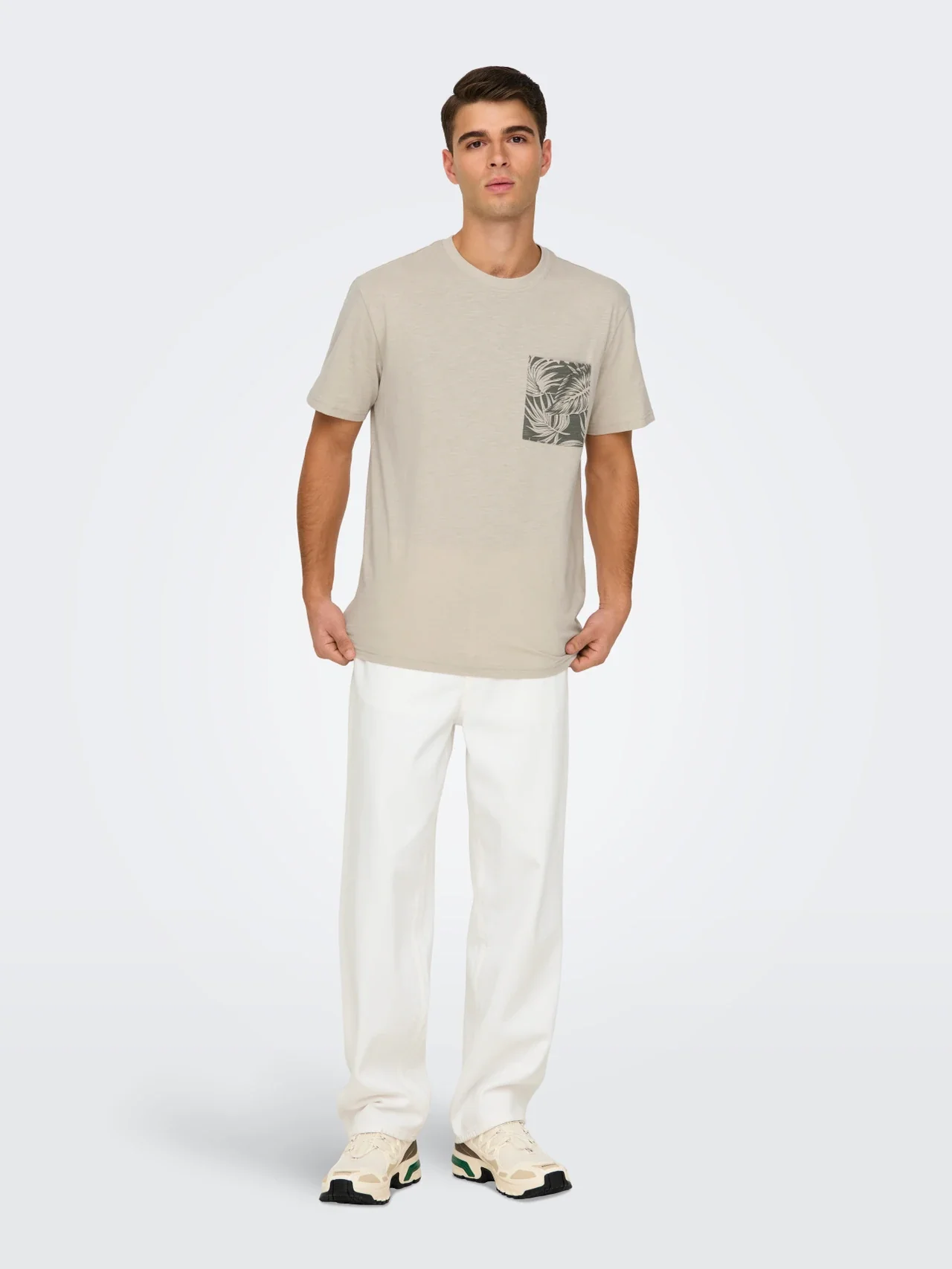Only & Sons Jeans unisex Fade Loose bianco - Image 2