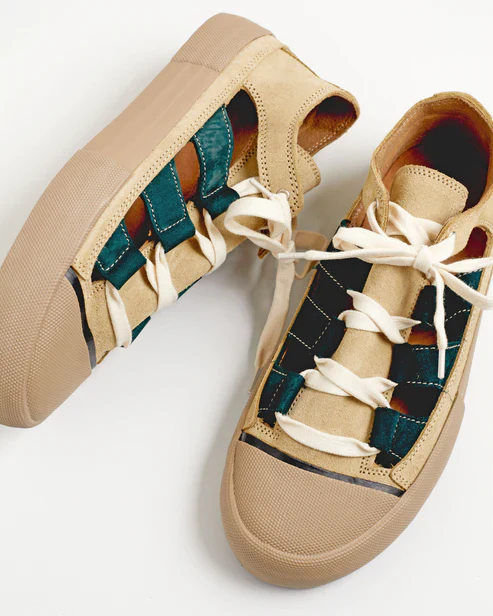 Wollow Scarpe unisex Open Ginger Green - Image 2