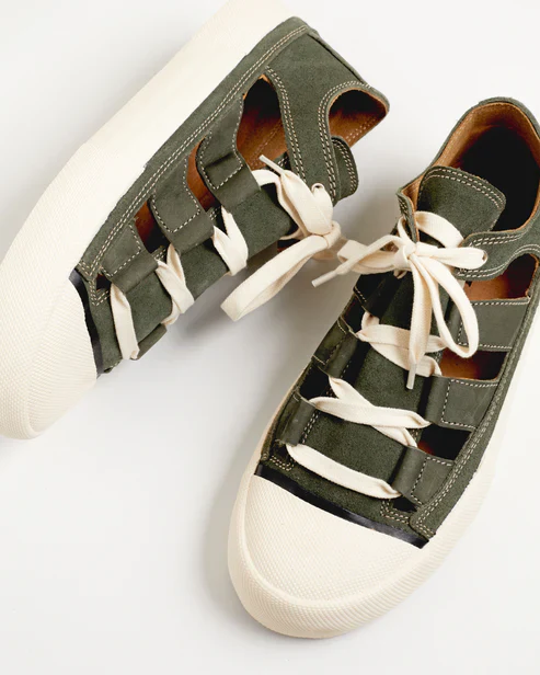 Wollow Scarpe unisex Open Olive - Image 2
