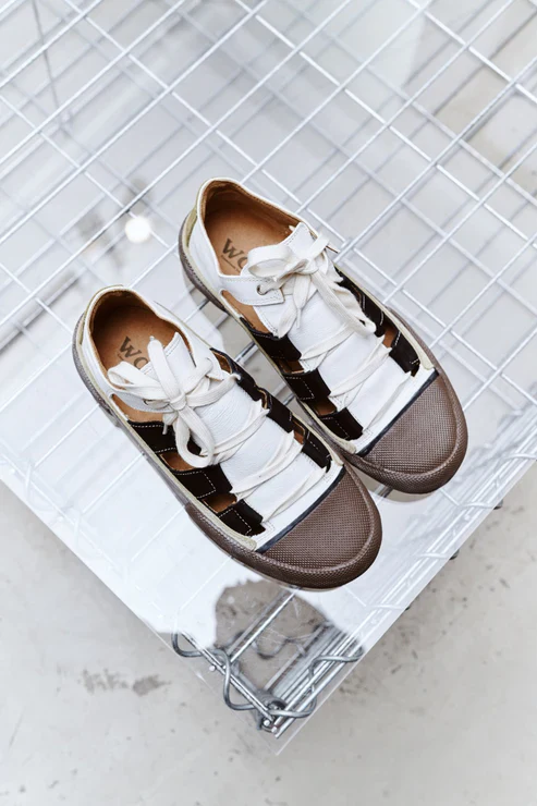 Wollow Scarpe unisex Open White/Black - Image 4