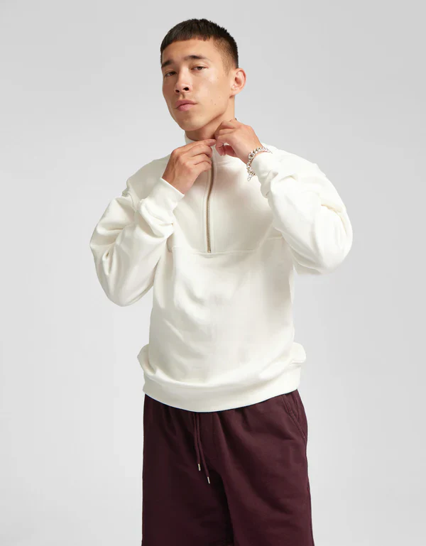 Colorful Standard Felpa con mezza zip da uomo  CS1014 - Image 14