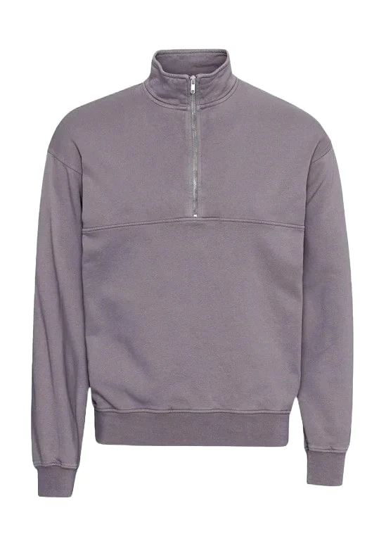 Colorful Standard Felpa con mezza zip da uomo  CS1014 - Image 5