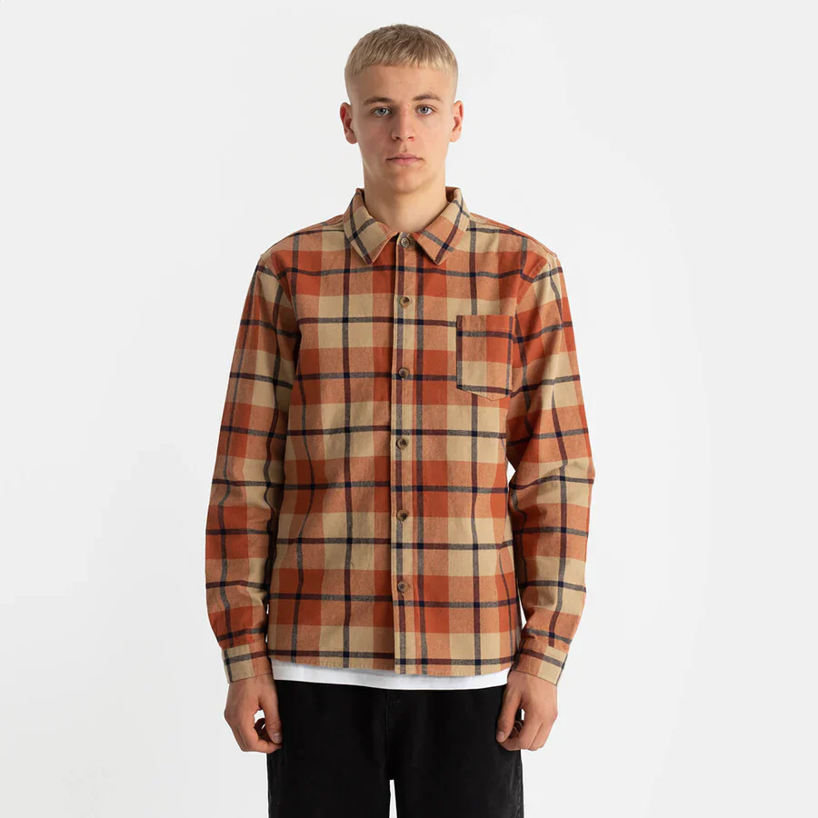 Revolution camicia da uomo Casual Overshirt  3885-ORG - Image 2
