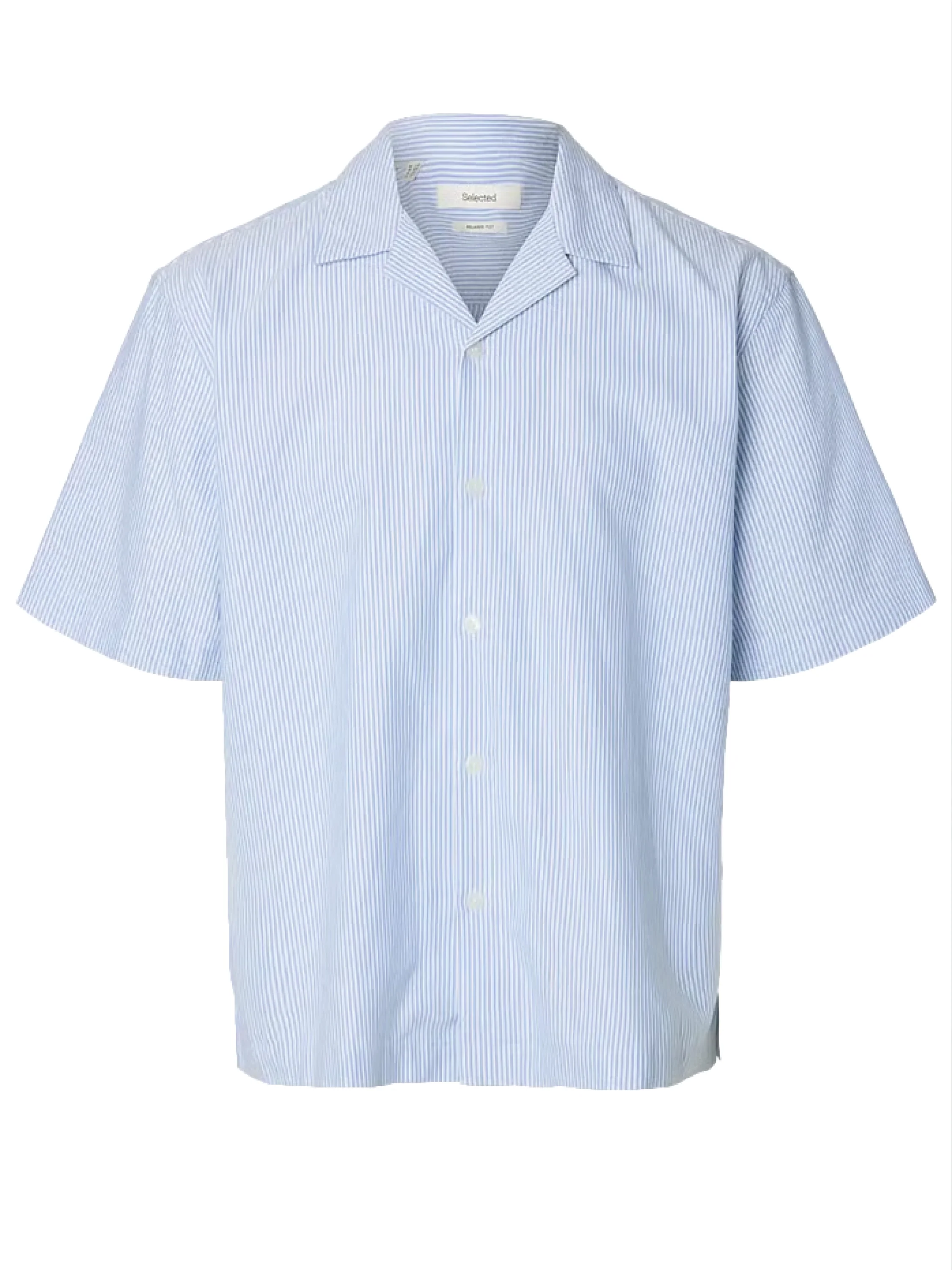 Selected Camicia da uomo a manica corta Oxford