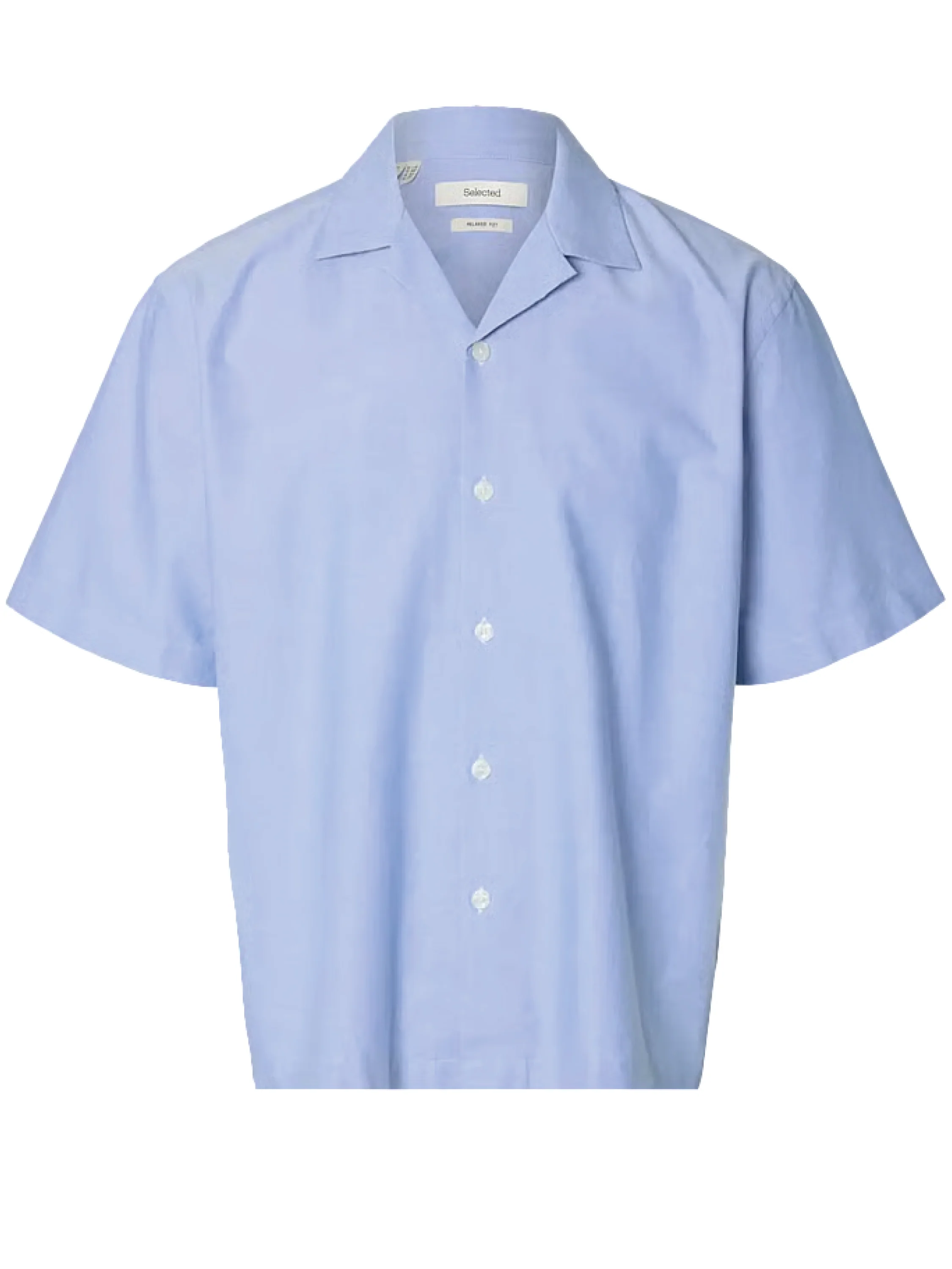 Selected Camicia da uomo manica corta Oxford