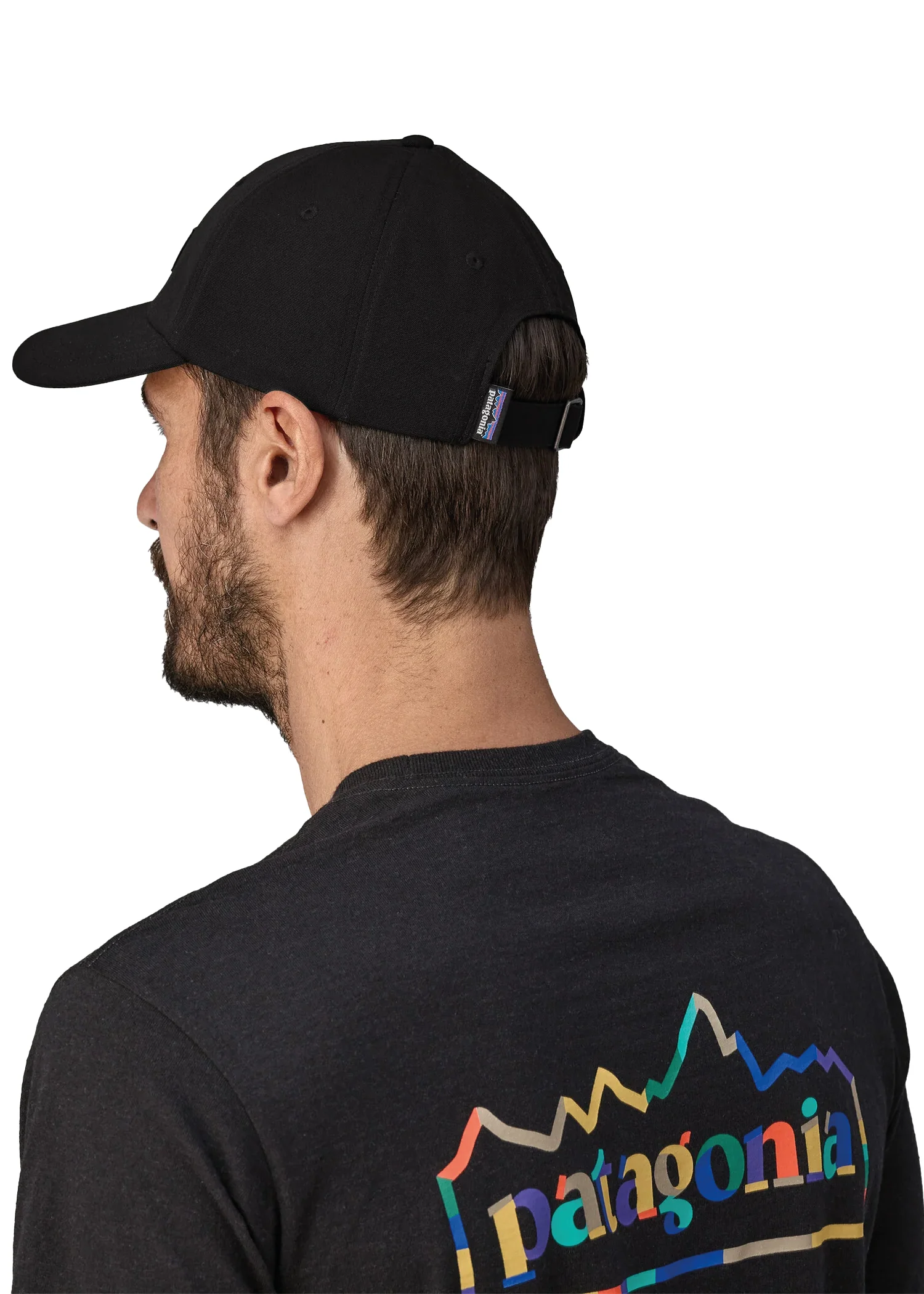 Patagonia Cappello unisex P-6 Label Trad  nero - Image 3