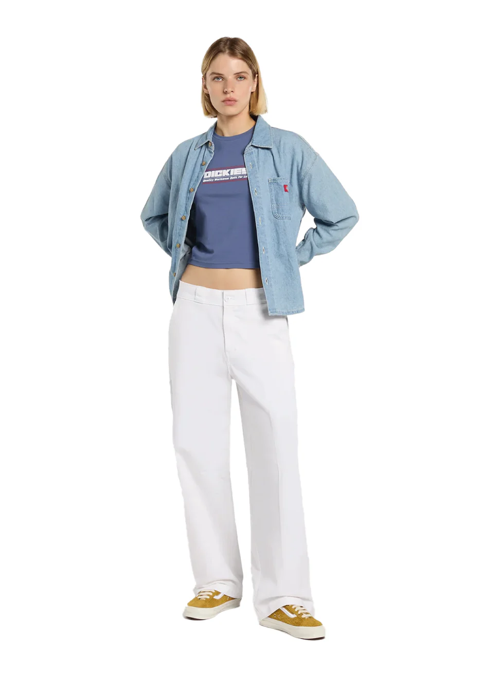 Dickies Pantalone da donna da lavoro 247 loose bianco - Image 4