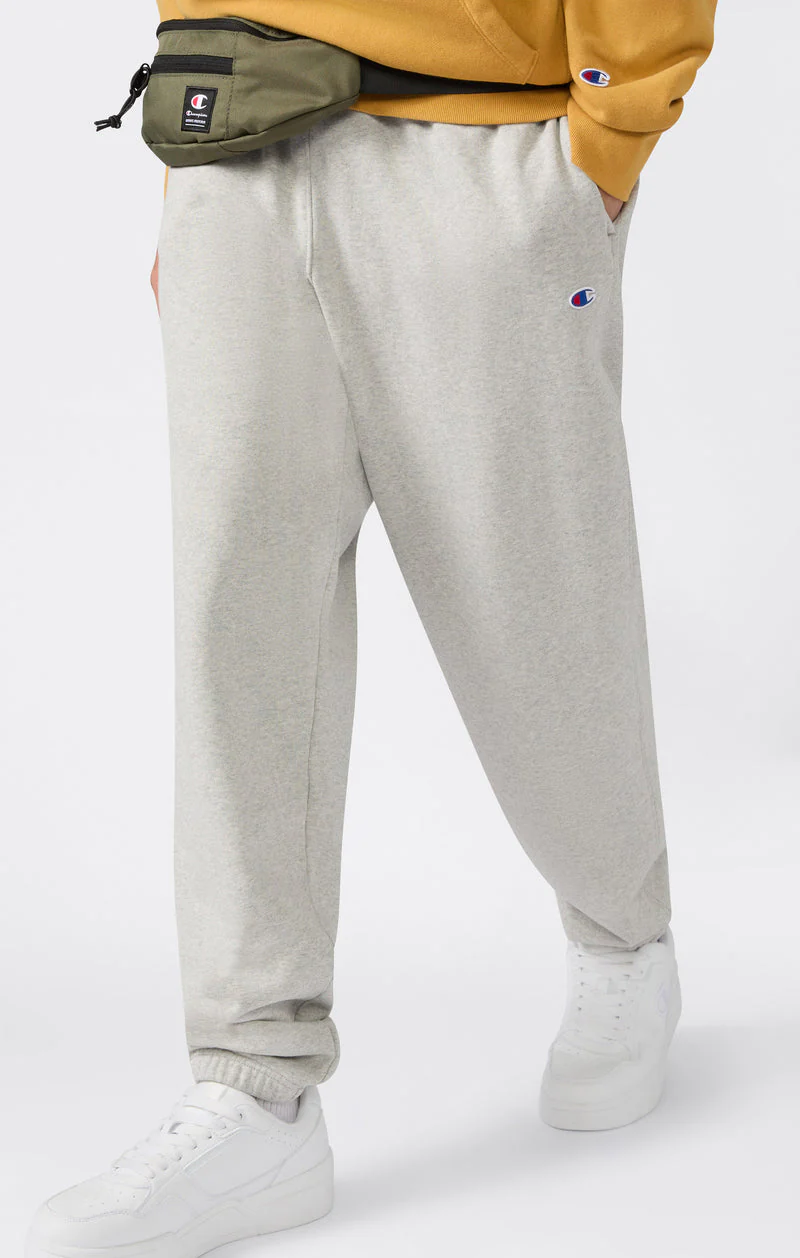 Champion Pantaloni da uomo Effetto Slavato Loose Fit grigio chiaro - Image 3