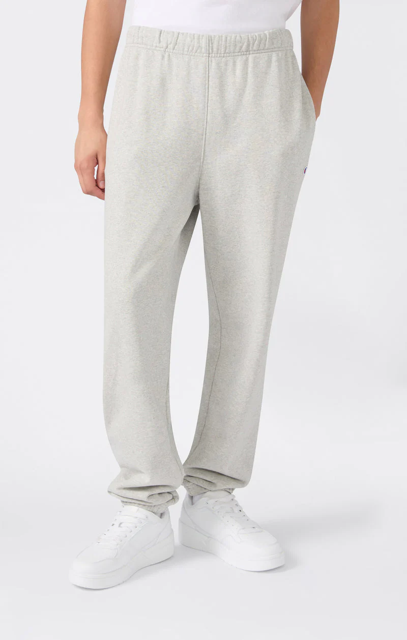 Champion Pantaloni da uomo Effetto Slavato Loose Fit grigio chiaro - Image 5