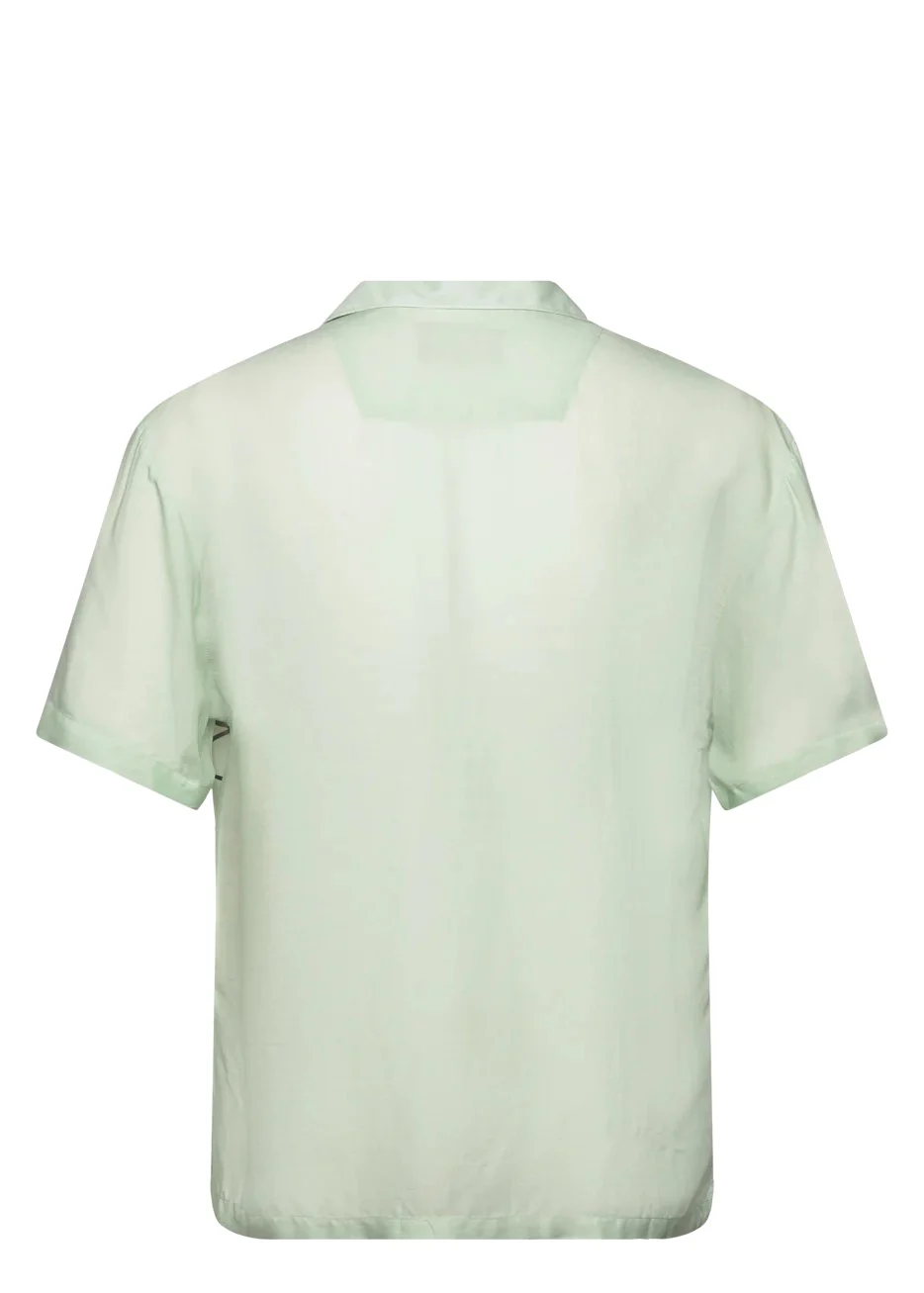 Pas De Mer Camicia da uomo manica corta Basketball Verde chiaro - Image 2