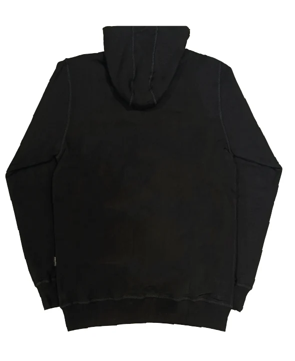 Pas De Mer Felpa da uomo con cappuccio High Couture Nera - Image 2