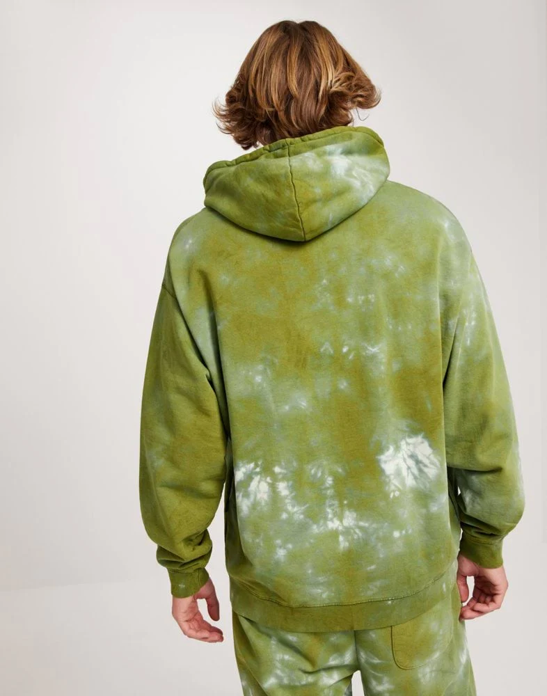 Pas De Mer Felpa Con Cappuccio Uomo Always Good News Verde - Image 5