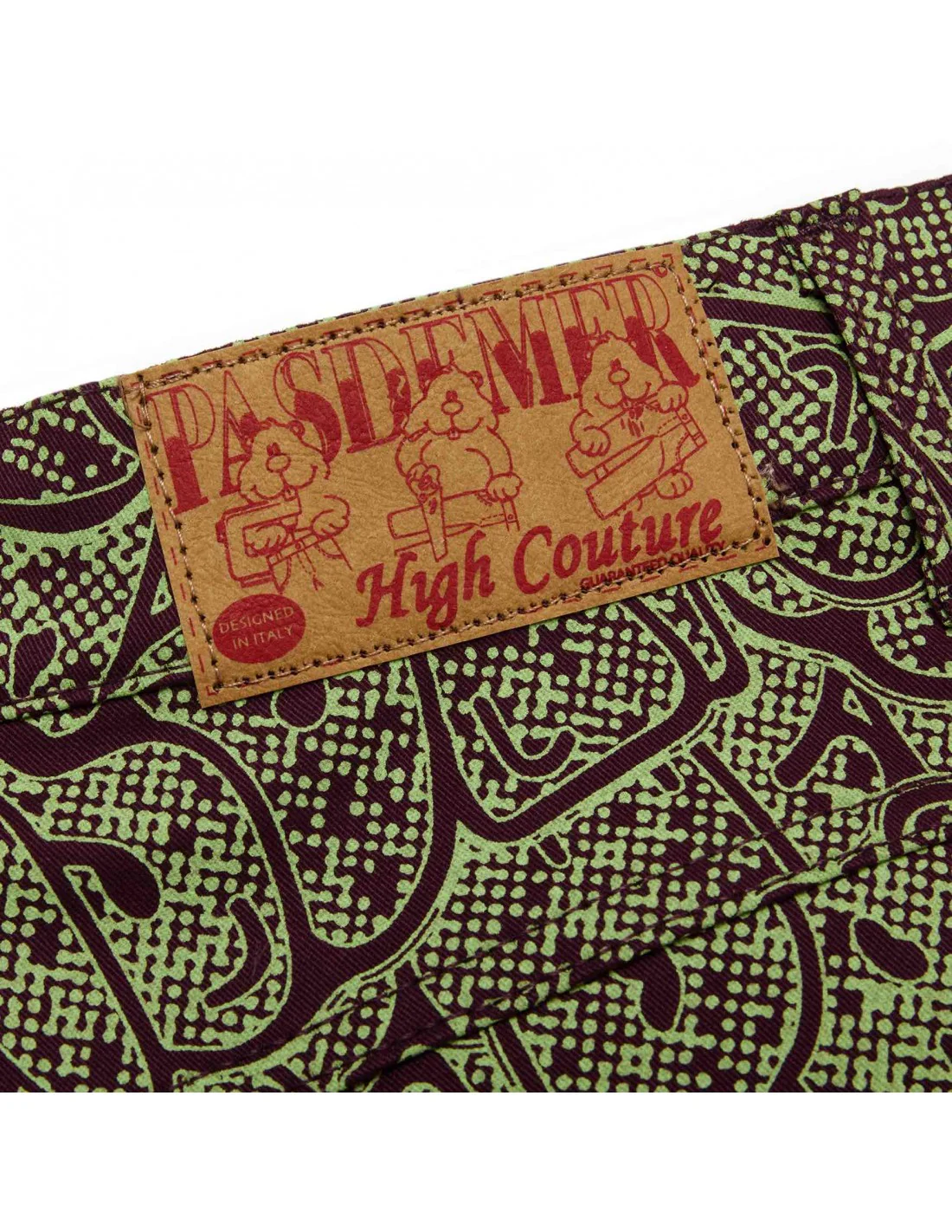 Pas De Mer Pantaloncino da uomo Logo Verde - Image 3