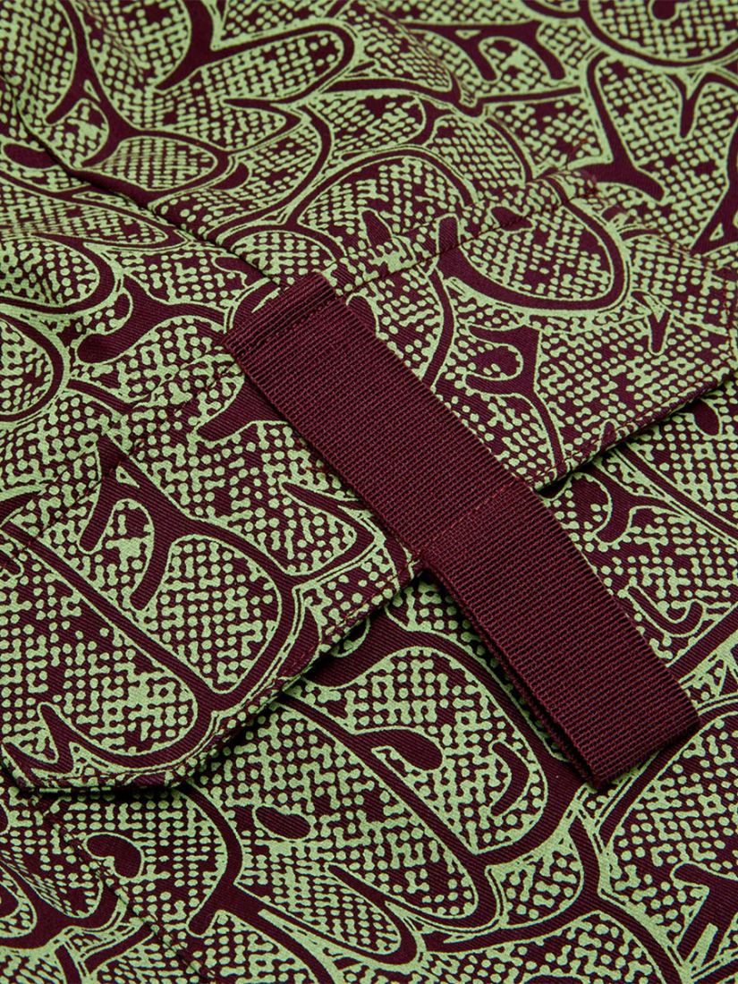 Pas De Mer Pantalone fantasia da uomo Logo Verde - Image 2