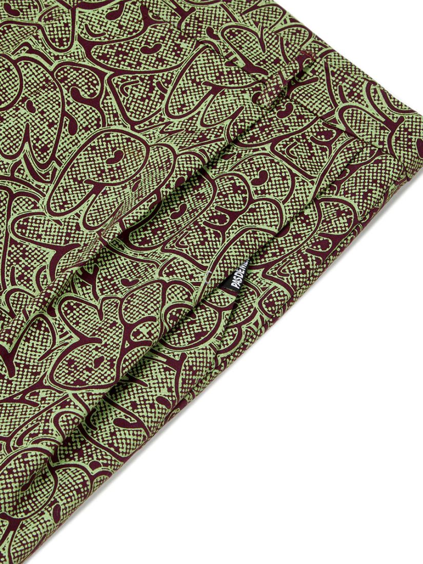 Pas De Mer Pantalone fantasia da uomo Logo Verde - Image 3