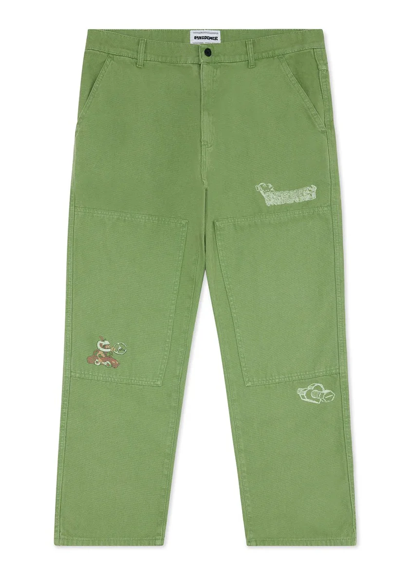Pas De Mer Pantalone da uomo Officina Verde