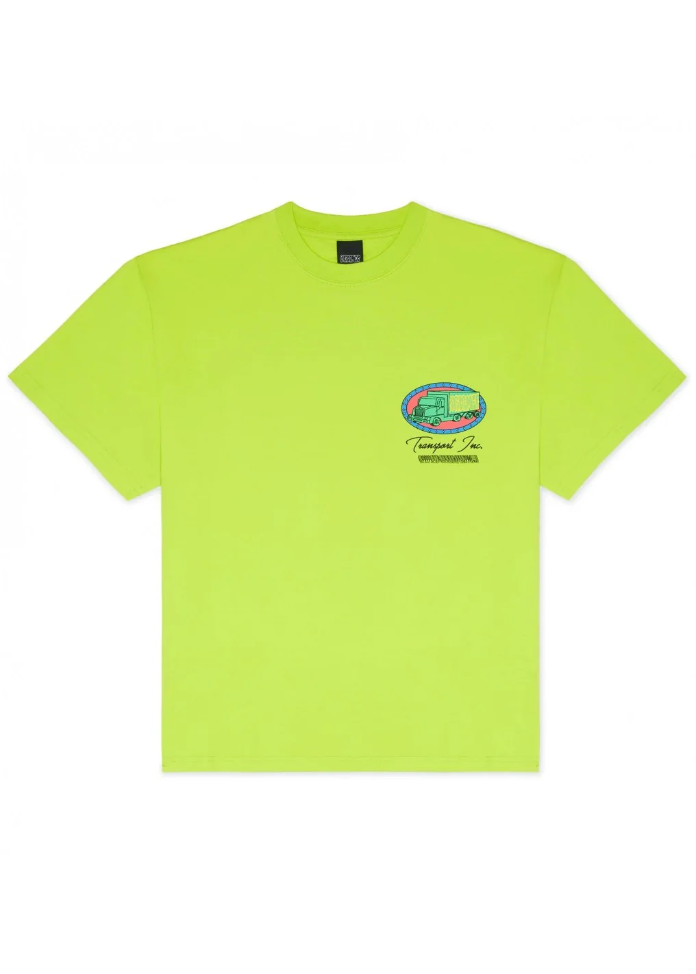 Pas De Mer T-Shirt da uomo manica corta Transport Verde acido - Image 2