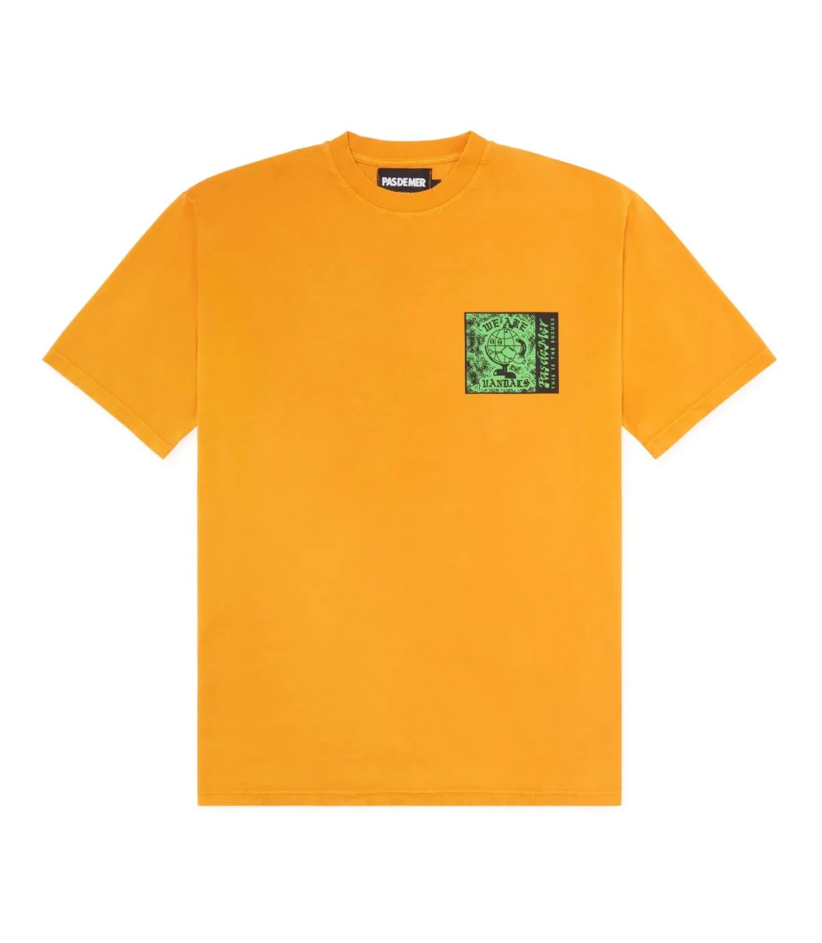 Pas De Mer T-Shirt da uomo manica corta Wav Arancione - Image 2