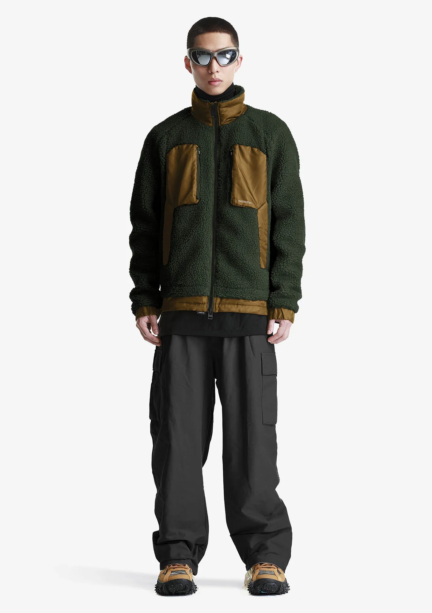 Krakatau PEEBLES ZIP-UP SHERPA JACKET QM409-51 - Image 3