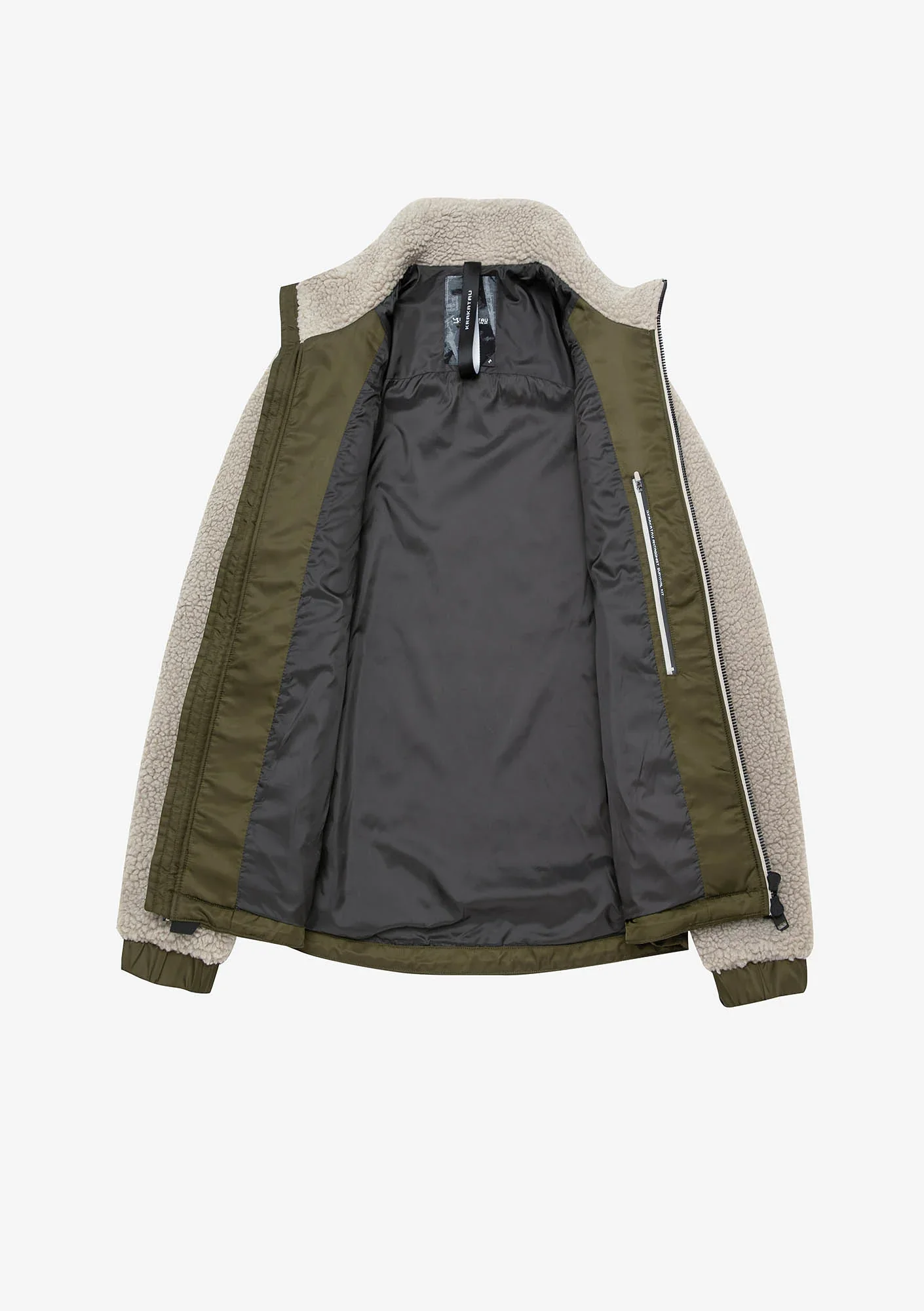 Krakatau PEEBLES ZIP-UP SHERPA JACKET QM409-85 - Image 3