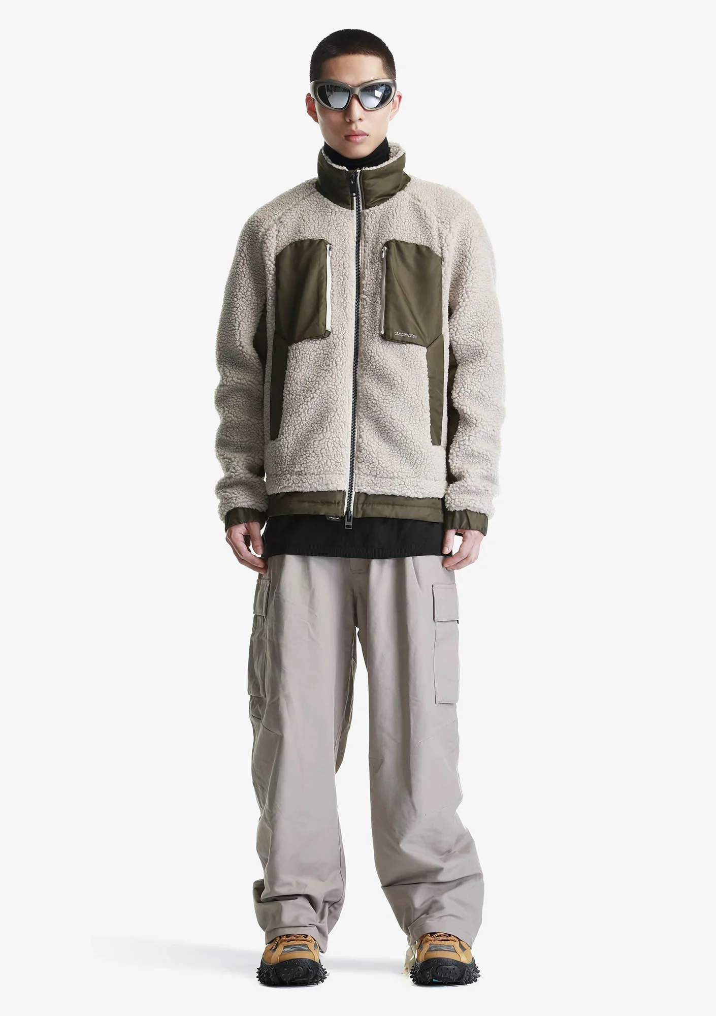 Krakatau PEEBLES ZIP-UP SHERPA JACKET QM409-85 - Image 4