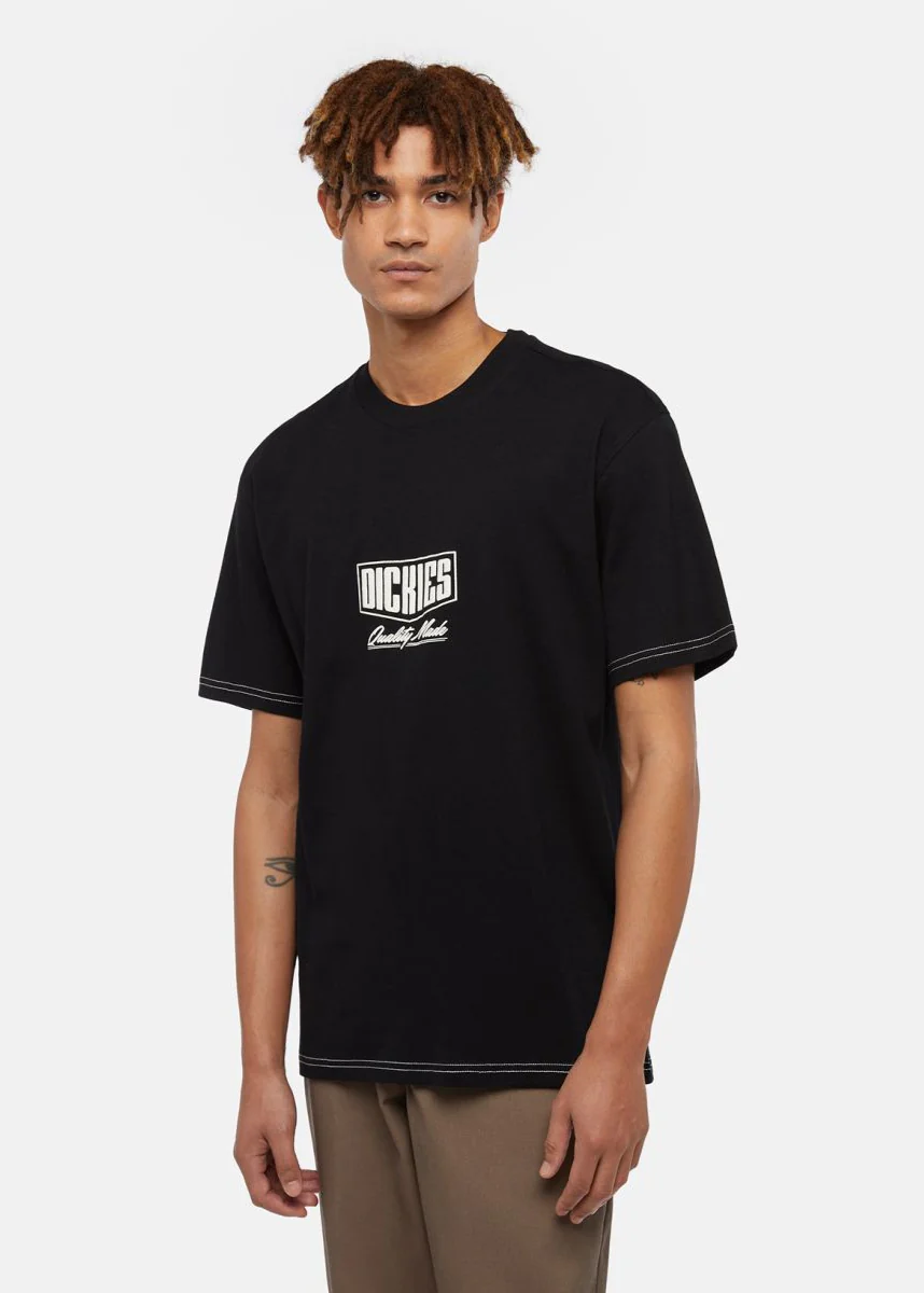 Dickies T-Shirt da uomo manica corta Philipsburg nera - Image 2